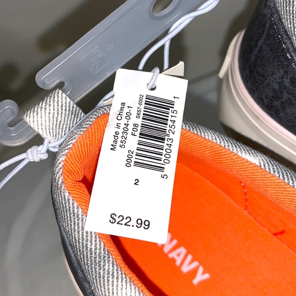 Old Navy Slip On Tie Dye Smoke Grey Youth Size 2 - Picture 6 of 6